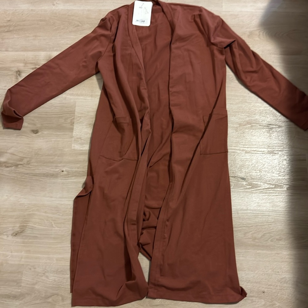 Jax and Lennon Rust Ladies Cardigan